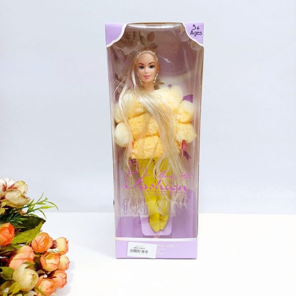Изображение для Кукла Барби в жёлтой шубке - 9933
