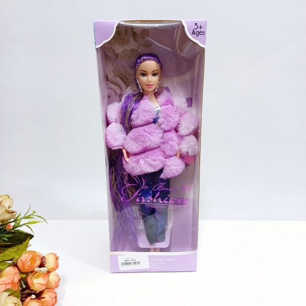 Изображение для Кукла Барби в фиолетовой шубке - 3879