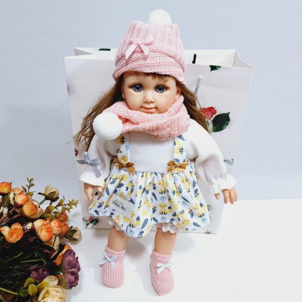 Изображение для Кукла Гуфан без коробки. 38 см. Платье желтый с синим принт. - 2818