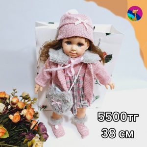 Изображение для Кукла Гуфан 38 см. Без коробки. платье в клетку. - 3832