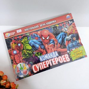 Изображение для Настольная игра Ходилка Команда Супергероев - 7736