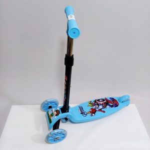 Изображение для Самокат трехколесный облегчённый для детей от 2-х лет Герои Марвел - 6020