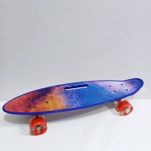 Изображение для Скейтборд Пенни борд с ручкой Космос - 5549