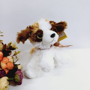 Изображение для Мягкая игрушка Собачка коричневая с бантом - 9909