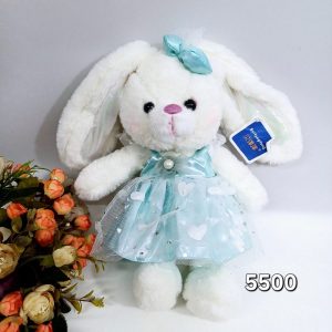 Изображение для Мягкая игрушка Зайка в голубом платье - 5555