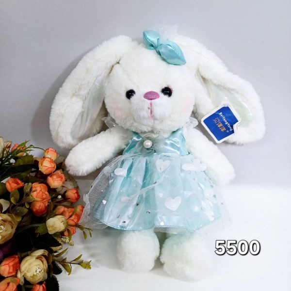 Изображение для Мягкая игрушка Зайка в голубом платье - 2842