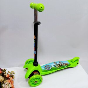Изображение для Самокат трехколесный для детей от 2-х лет Щенячий патруль зелёный - 9330