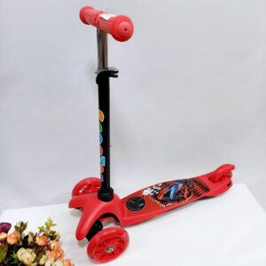 Изображение для Самокат трехколесный для детей от 2-х лет Гоночный красный - 5505