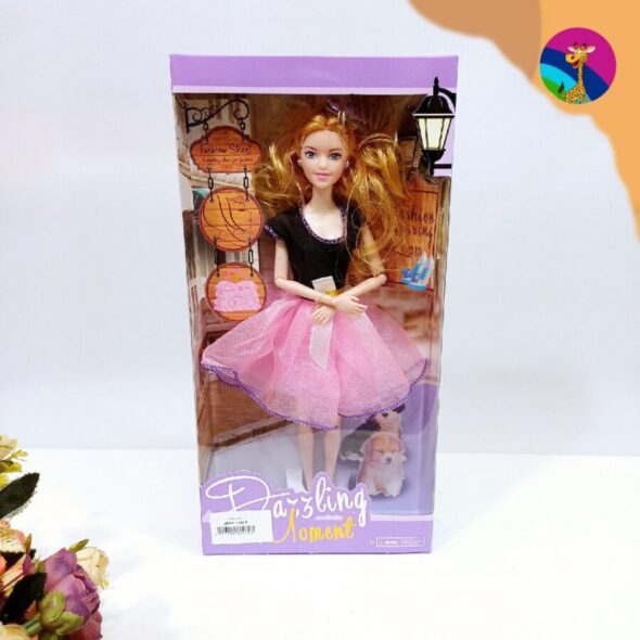 Изображение для Кукла Барби Dazzling Moment в чёрно-розовом платье