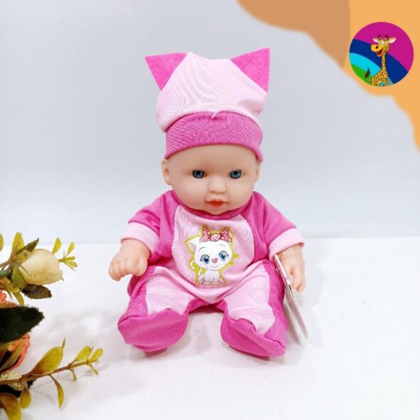 Изображение для Пупс Baby MayMay в розовом  комбинезоне