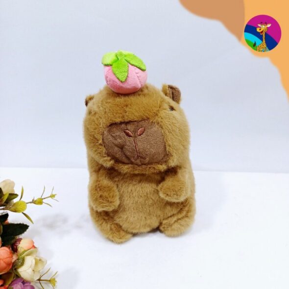 Изображение для Мягкая игрушка Капибара с фруктом