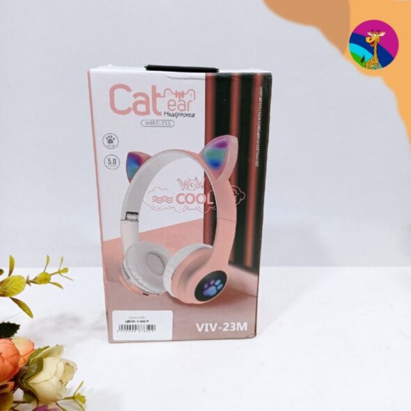 Изображение для Наушники беспроводные  Bluetooth Cat розовые